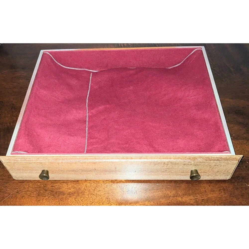 International Sterling Silverware Chest Vintage Tarnish Resistant Brass Hardware